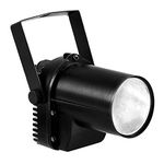 MOUNTAIN_ARK Mountain Ark White Battery Powered Led Beam Pinspot Light Dj Mirror Ball Lighting For Ktv Bar Club Party Disco, 240 Volts