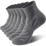 Lapulas Men's Ankle Athletic Socks 