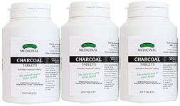 J.L Bragg's Charcoal Tablets 250, Pack of 3