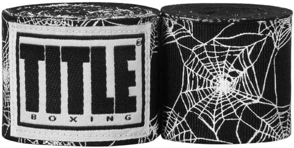 Title Boxing Print Hand Wraps 180" Spider Web