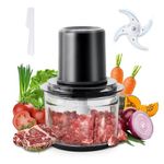 Olayks Electric Food Processor, Small Electric Food Chopper for Baby Food, Vegetables, Meat, Fruits, Nuts, 4 Cup Food Chopper with 2 Speed