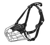 Viper Delta Metal Wire Basket Dog Muzzle, 3.5"(8.5cm) x 13.25"(34cm)