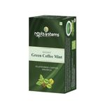 roots & stems Green Coffee Mint | Instant Premix Extract Powder with Probiotic | Arabica, Flavoured Coffee | For Weight Loss Management | 60g (3gx20 Sachets) Pack of 1