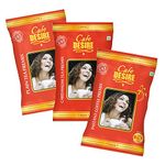 Cafe DESIRE I DRINK SUCCESS Instant Coffee Premix 1Kg, Cardamom Tea Premix 1Kg, Plain Tea Premix 1Kg|Pack Of 3 X 1 Kg|Makes 250 Cups|Vending Machines Suitable, Manual-Add Hot Water, Ground, Can