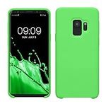 kwmobile Case Compatible with Samsung Galaxy S9 Case - TPU Silicone Phone Cover with Soft Finish - Lime Green