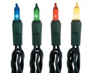 Darice LT20-6 Multi 20-Bulb Light Set with White Cord for Indoor Use Only