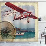 Ambesonne Adventure Shower Curtain,