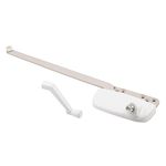 Prime-Line Products TH 24198 Left Hand Truth Hardware Ellipse Single Arm Operator with Crank, 13-1/2-Inch, White