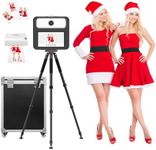 Portable Photo Booth Machine with Printer ＆ Flight Case