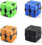 ZoneYan Fidget Toys Infinity Cube, Fidget Cube Toy Set, Mini Fidget Finger Toy, Infinity Cube Pack, Anti Stress Fidget Cube Suitable for Adults & Kids, Stress and Anxiety Relief, Killing Time