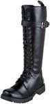 Volatile Boot Camp Black Knee High 