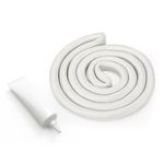 W10861521 Dryer Door Seal for Maytag, Amana, Crosley, Inglis, Kenmore and Whirlpool Dryer Seal，Compatible With AP5999407 WP3405246 PS11731610 -With Adhesive