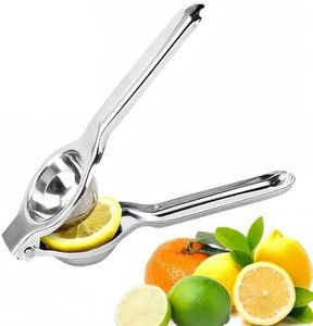 Stainless Steel Manual Juicer Citrus Lemon Squeezer,Fruit Juicer Lime Press Metal,Professional Hand Juicer Kitchen Tool