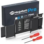 NinjaBatt Battery A1502 A1582 for Apple MacBook Pro Retina 13” A1493 [Early 2015 Mid 2014 Late 2013]- Long Lasting [75Wh/11.42V]