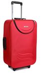 TRUMPKIN Scottish Model Polyester Soft-Side 55Cm Small Cabin Luggage 2 Wheel Spinner Trolley Bag... (Small, Red Ss)