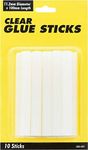 UHU Quality Clear Hot Melt Sticks 11.2mm – Card of 10 Sticks, (85-010103)