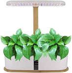 RoseFlower 10 Pods Hydroponics Growing System Smart Indoor Garden Planter, Herb Garden with LED Grow Lights, Countertop Hydroponic Plant Growing System
