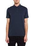 Volcom Men's Wowzer Modern Fit Cotton Polo Shirt, Navy, Large