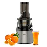 kuvings Cold Press Juicer World'S Only Juicer With Patented Rubber&Silicon-Free Technology 12 Years Warranty All-In-1 Fruit&Vegetable Juicer Home Service Across India,Evo700 Dark Silver,240 Watts