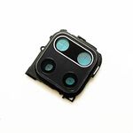 SPAREWARE® Complete Camera Glass with Frame Camera Lens Fitting for Xiaomi Redmi MI Note 9 Pro