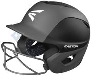 EASTON Ghost Softball Batting Helmet, Two-Tone Matt Black/Charcoal, Large/XLarge