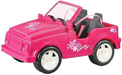 Liberty Imports Pink Convertible Car Cruiser Sport Utility Vehicle Toy for Dolls (Compatible with Barbie)