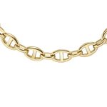 Fossil Women's Bracelet, Heritage D-Link Gold-Tone, Anchor Chain Necklace