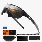 suoso Polarized Sports Sunglasses f