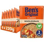 Ben's Original Wholegrain Microwave Rice, Bulk Multipack 6 x 220 g pouches