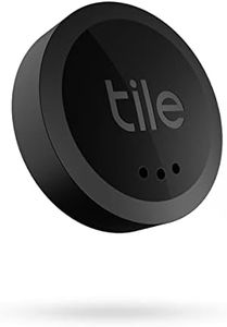 Tile Cercatore di chiavi Bluetooth Sticker (2022), confezione da 1, portata 45 m, inclusa funzione di ricerca nella community, app iOS e Android, compatibile con Alexa e Google Home, nero