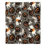 Northwest Winnie The Pooh Silk Touch Throw Blanket, 50" x 60", Pumpkin Patch Pattern