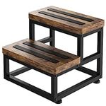 2 Step Wooden Step Stools for Adult