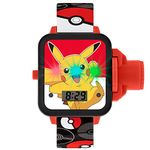 Pokemon Unisex-Kid's Digital Quartz Watch with Silicone Strap POK4280