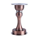 Yosoo Magnetic Door Stopper 304 Stainless Steel Premium Free Drill Door Stop Catch Holder for Home and Office(Copper)