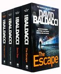 John puller series david baldacci 4 books collection set (zero day,forgotten,escape,no man's land)