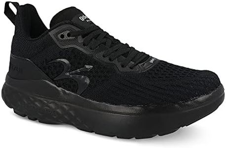 Gravity Defyer g-defy XLR8 Run Running Shoes for Men | Comfortable Orthopedic Shoes for Standing All Day | Patented VersoShock Technology | Wide Toe Box Black