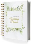 The Complete Wedding Planner, 160 Page Spiral Bound Wedding Organizer with Gold Foil Cover, Inner Pockets, Strong Coil Binding, Wedding Book Planner