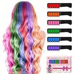 6 Color New Hair Chalk Comb Tempora