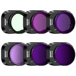 BRDRC Mini 4 Pro Filters Set Accessories, 6 Pack CPL, ND8/PL, ND16/PL, ND32/PL, ND64/PL, ND128/PL Neutral Density Filter Compatible with DJI Mini 4 Pro Drone Lens Accessory(Aluminum Alloy Frame)