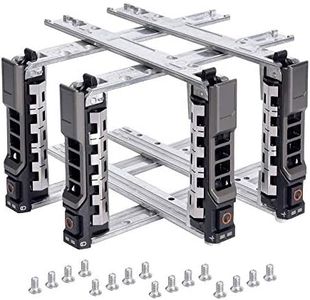 2.5" SAS SATA Hard Drive Tray Caddy 4Pack, Compatible with Dell G176J PowerEdge R610 T610 R620 R710 T710 R720 R815 R820