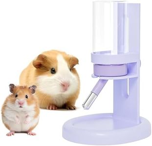 mini&moe Hamster Water Bottle No Drip – 4 oz Guinea Pig Water Bottle for Glass Tank with Adjustable Stand, Leak Proof Small Animal Water Dispenser for Cage for Gerbil Chinchilla Ferret Hedgehog