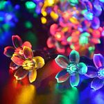 Esky 32.8ft 100 LED Super Bright Waterproof Colorful Color Changing Cherry Led Blossom/Led Strip Light Kit with 8 Controllable Modes for Holidays, Parties, Gardens, Wedding and other Decorations(100V-130V AC)