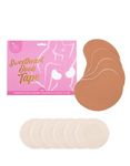 Perky Pear Sweetheart Strapless Boob Tape [A-F Cups] - 2 Pairs of Boob Tape & 3 pairs Nipple Protector covers - Colour Options (Beige, E-F)