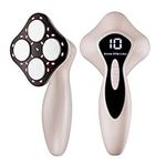 Oranmagic Body Sculpting Machine - Reduce Stretch Marks & Cellulite Massager Tool with Heating & Microcurrent Technology, Skin Tightening Device Suitable for Belly, Waist, Arms, Buttocks, Legs (Pink)