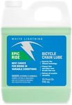 White Lightning Epic Ride All Conditions Light Bicycle Chain Lube 32-Ounce Quart Jug
