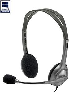 Logitech Wired Headset H111 – Black, Stereo Audio
