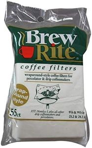 Brew Rite Wrap Around Percolator Coffee Filters 55 Count