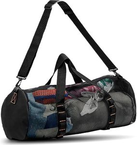 Scuba Mesh Travel Duffels Dive Duffle Snorkel Gear Bag for Beach Swimming Surfing Snorkeling Gym 81 x 38 x 38cm