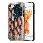 AMZER Patriotic Vintage Flag Series Slim Protective Case Skin for Apple iPhone 7 - FADED Glory