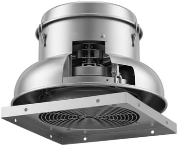 Roof Exhaust Fan, 21 Inch Base Attic Ventilation Fan with Speed Control